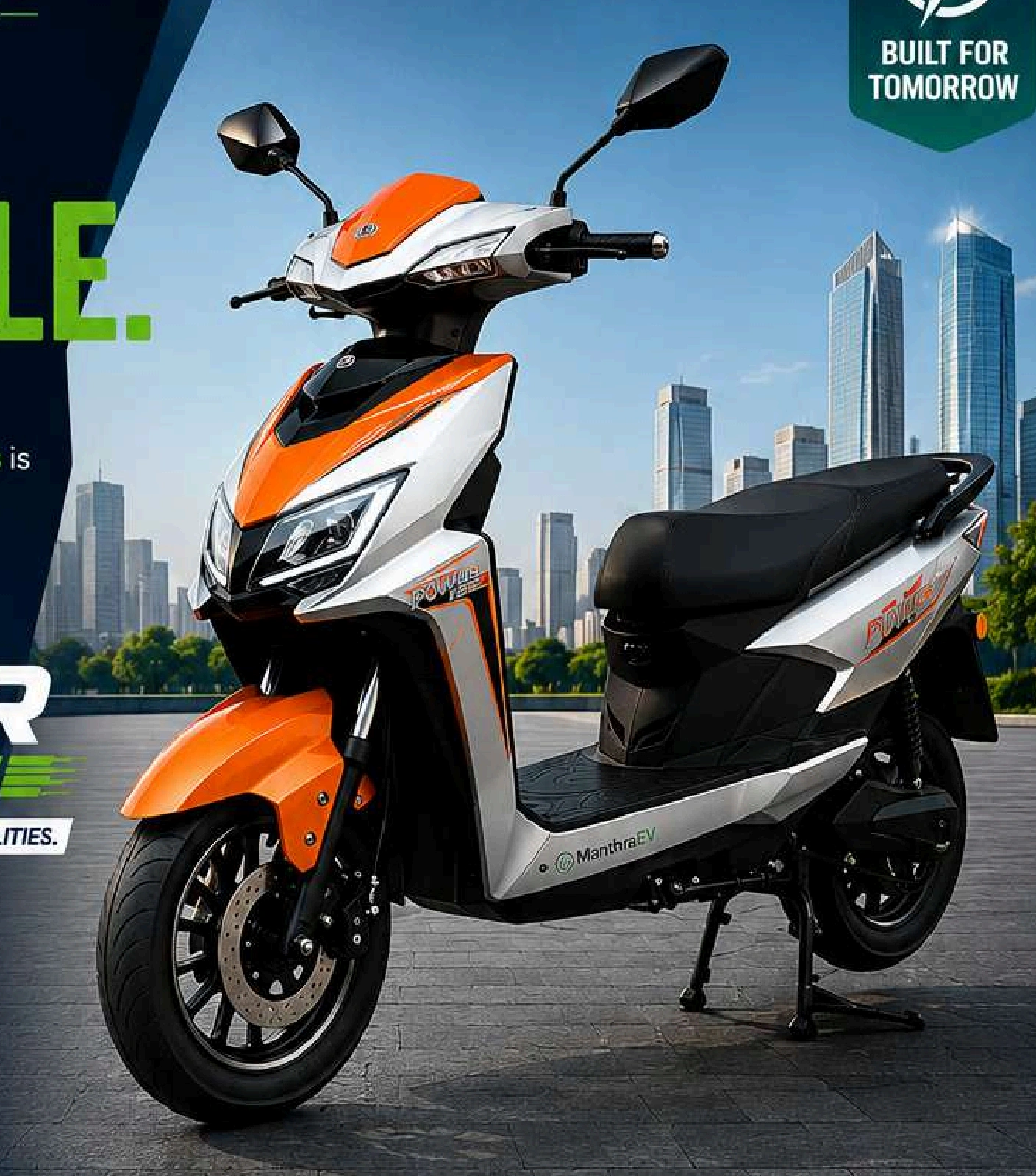 Manthra Power Plus Cargo Electric Scooter
